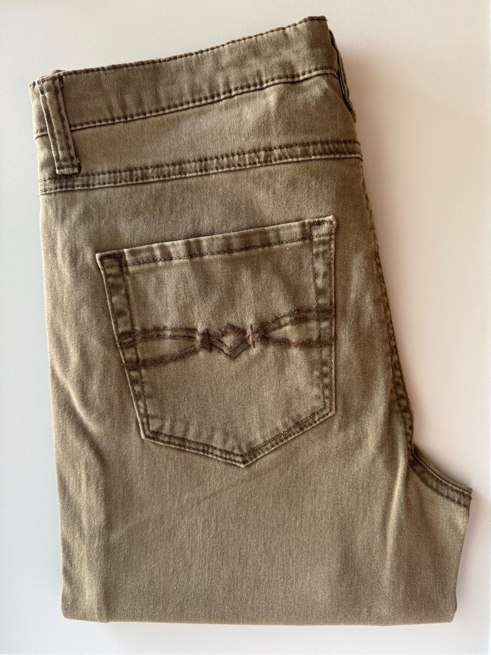 Mudd Olive/Tan Girl’s Jeans